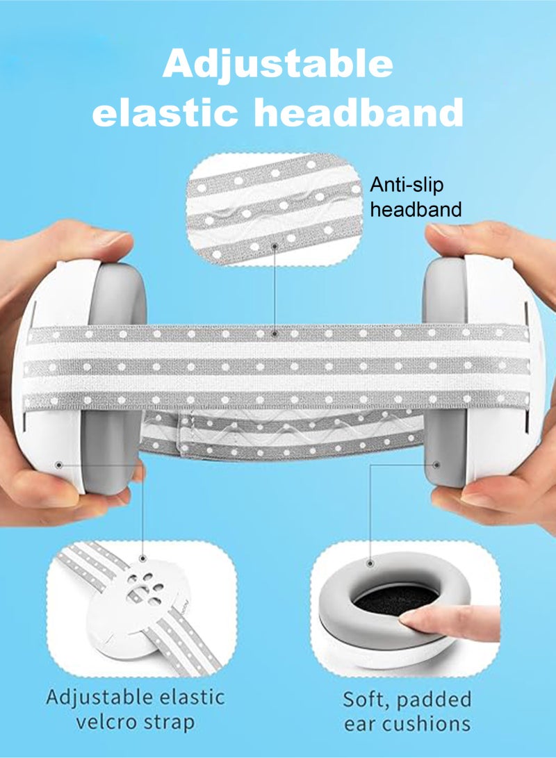URbazaar Baby EarMuffs, Noise cancelling Headphones for Newborns, Infants & Toddlers (0-36 Months) | Hearing Protection for Sleeping, Travel, Concerts, Fireworks & Loud Noise Environments - Image 4